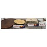 GROUP- ASSORTED DISHES, CUTTING BOARD