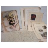 VINTAGE FRENCH PRINTS UNFRAMED