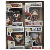 ASSORTED POP FUNKO BOBBLE HEADS