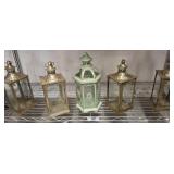 GROUP OF CANDLE LANTERNS