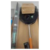 FISHING NET, REEL AND TELESCOPIC ROD