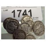 10 MERCURY DIMES