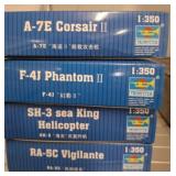 4 PC MILITARY AIRCRAFT MODELS