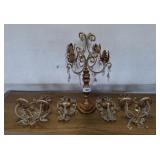 PRISM CANDELABRA, 4 SCONCES