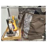 BAGS, HAIR CARE AND TRAY
