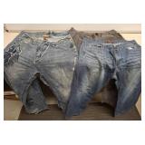 ASSORTED MENS JEANS, MISC SIZED 36X32