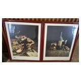 PAIR OF STILL PRINTS, 20X26