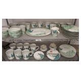 222 FIFTH LAKSHMI PEACOCK DISH SET