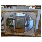 ORNATE FRAME BEVELED MIRROR