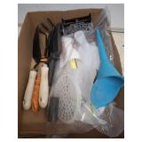 GARDEN TOOLS, FUNNEL, MISC