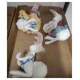 ASSORTED PLUSH RABBITS
