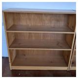 3 SHELF PINE BOOKCASE