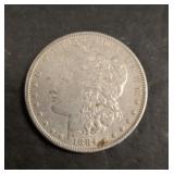 1884 MORGAN SILVER DOLLAR