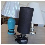 3 TABLE LAMPS