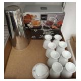 MIKASA SERVING, BAR GLASSES, EGG HOLDERS