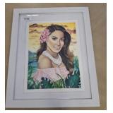 FRAMED PORTRAIT OF WOMAN