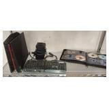 GAMING PC, KEYBOARD AND GAMES