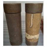VINTAGE TUBES WITH DRILL BITS