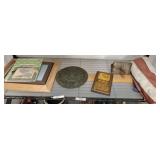 ASSORTED FRAMES, MEDALLIAN, FLAG, MISC