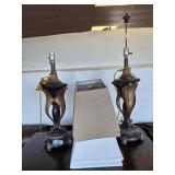 PR OF TABLE LAMPS*, 4 SHADES