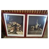 PAIR OF STILL PRINTS, 20X26