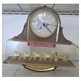BUDWEISER CLYDESDALE CLOCK 20IN