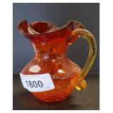 VIKING STYLE RAINBOW 6IN CREAMER WITH APPLIED HAND