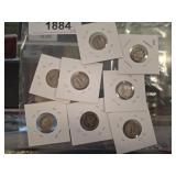 8 MERCURY DIMES