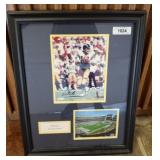 DAN FOUTS SD CHARGERS SIGNED PHOTO 18X23