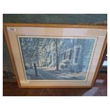 SIGNED STREET SCENE