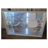 WOOD FRAMED MIRROR