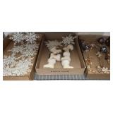 ORNAMENTS, SNOWFLAKE, BOOTS, MISC