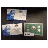 2007, 2008 QUARTER SETS, 1995 MINT SET
