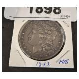 1892 S MORGAN SILVER DOLLAR