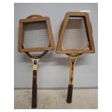 VINTAGE ROYAL CROWN SLAZENGER RACKETS