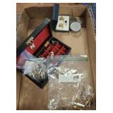 CUFF LINKS, JEWELRY BOX