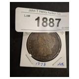 1878 S MORGAN SILVER DOLLAR