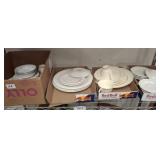 GROUP OF ASSORTED DISHES, WEDGEWOOD, GIBSON, MISC
