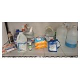 GROUP OF CLEANERS, WIPES, MISC