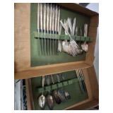 WELDEN NICKEL SILVER FLATWARE SET