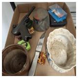 PLANTER, AVAITOR CHALK, LUGER TOY, MISC