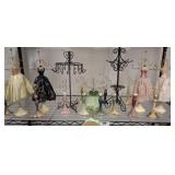 ASSORTED DECORATIVE JEWELRY HOLDERS