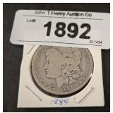 1884 MORGAN SILVER DOLLAR