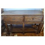 2 DRAWER CONSOLE TABLE