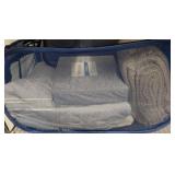 LAUNDRY BASKET, LINENS, MISC