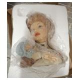 CAMEO GIRL DELUXE BUST FIGURINE NUMBERED