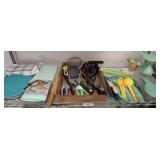 ASSORTED KITCHENWARES, UTENSILS, MISC