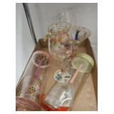 PAINTED WINE GLASSES