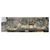 DECORATIVE CHEESE AND WINE PLATTER