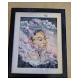 FRAMED PORTRAIT OF WOMAN